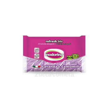 Refresh Bio puro cotone Lavanda e Camomilla - Salviette detergenti - Inodorina